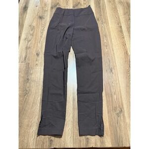 Blushe Impressions Trousers Women 4 Brown Womens Ankle Slit Stretch Excellent